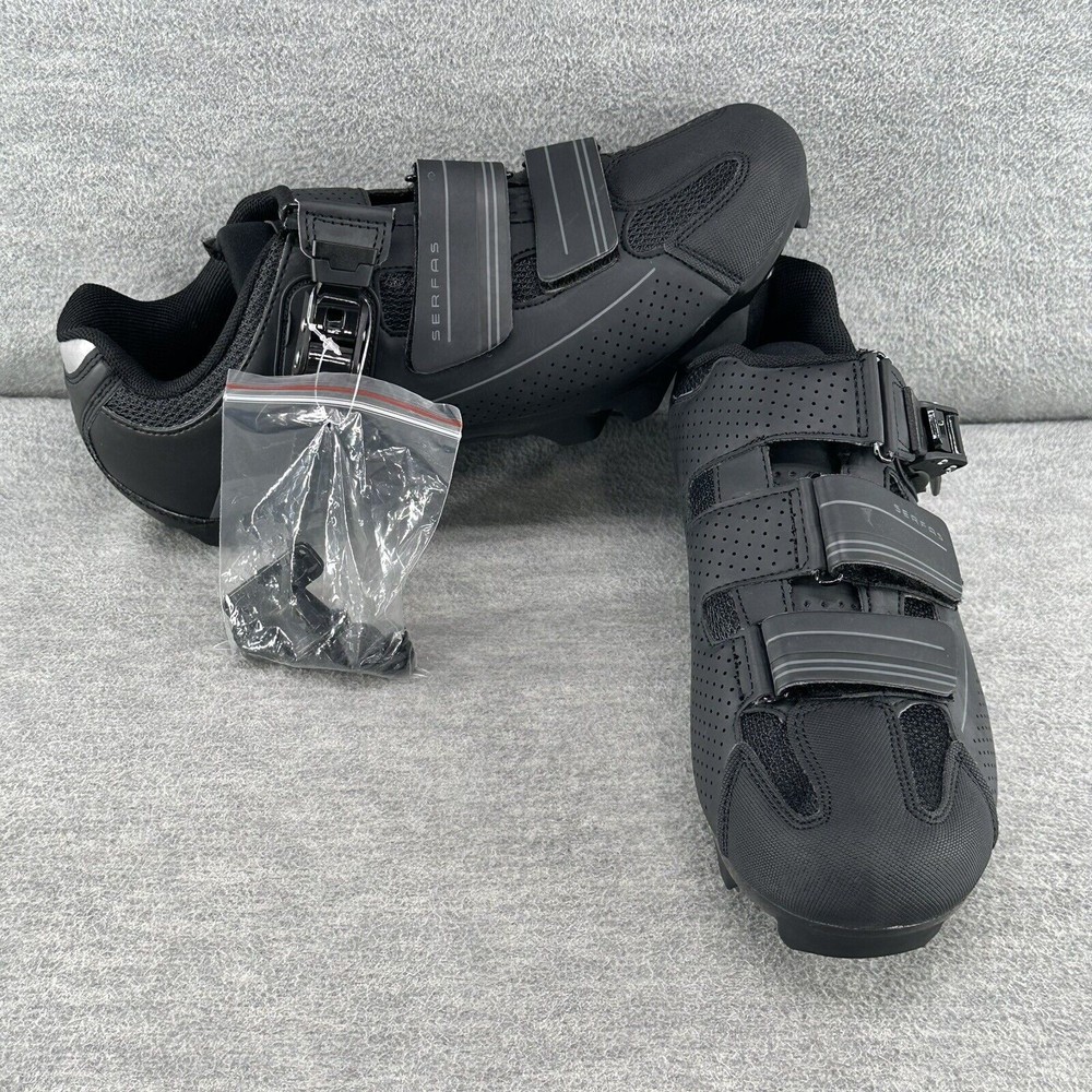 SERFAS - Women's Size 5.5 Leadout Road Bike Cycling Bicycle Shoe Buckle Black B8